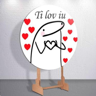 Imagem de Painel Tema Flork Aniversario Capa Grande e Mini Redondoda Estampa Sub