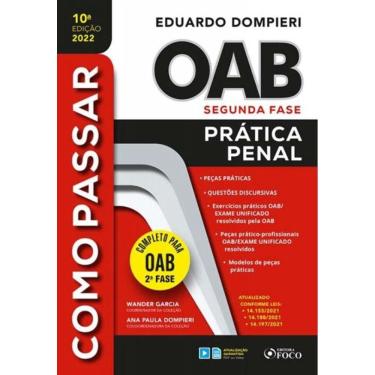 Imagem de Como Passar Na Oab 2ª Fase - Prática Penal - 10Ed/22