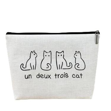 Imagem de Linda preguiça lhama vaca dachshund cavalo gato cachorro presentes gatos amantes de cães bolsa de maquiagem bolsa de cosméticos bolsa de higiene pessoal, LCS multicolorido 0270, 9 x 7 inches