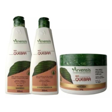 Imagem de Kit Arvensis Antiquebra Shampoo Condicionador Máscara 250g