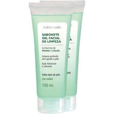 Imagem de Kit Com 2 Sabonete Gel Facial de Limpeza 100ml Sofisticatto-Unissex