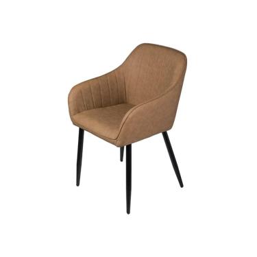 Imagem de Cadeira Boxbit Volga Caramelo com Braço