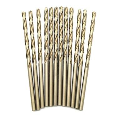 Imagem de TEMO 12 pc 7/64 Polegada Cobalto 135 Graus Jobber Broca 2-3/8 Polegada Comprimento