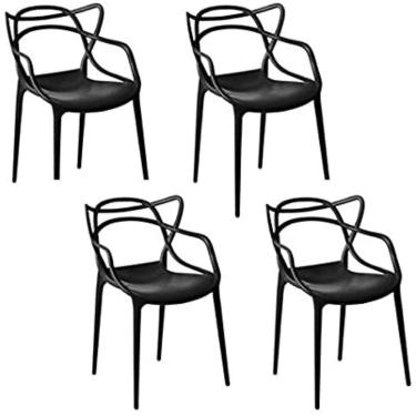 Imagem de Kit 4 Cadeiras Allegra Preto
