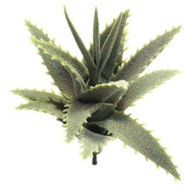 Imagem de Suculentas artificiais, JUSTDOLIFE suculentas artificiais faça-você-mesmo mini plantas suculentas artificiais realistas para decoração de casa de casamento