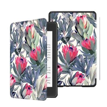 Imagem de Akacy Capa com padrão pintado de 6 polegadas para Kindle (8ª geração, modelo: SY69JL, lançado em 2016) Com função hibernar/despertar automática capa protetora de couro PU (2)