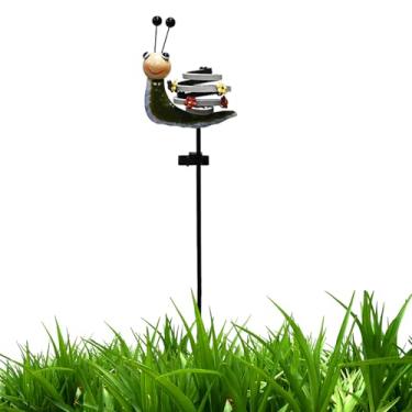 Imagem de Luminárias Solares Para Caminhos,Estaca de Metal Decorativa Impermeável com Caracol e Sapo - Iluminação Solar Para Jardim e Áreas Externas - para Casa Passeio Caminho Jardim Quintal Pátio Piscina Flor
