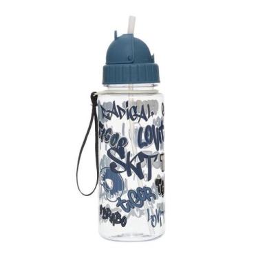 Imagem de Garrafa Com Canudo Tigor T Tigre Street Azul - Pacific