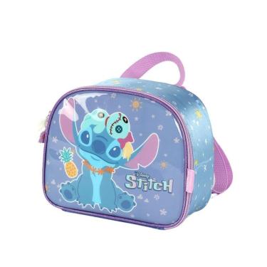 Imagem de Lancheira Escolar Luxcel Stitch Aloha Violeta