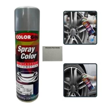 Imagem de SPRAY COLOR ALUMINIO PARA RODAS SPRAY AUTOMOTIVO COLORGIN 300ml