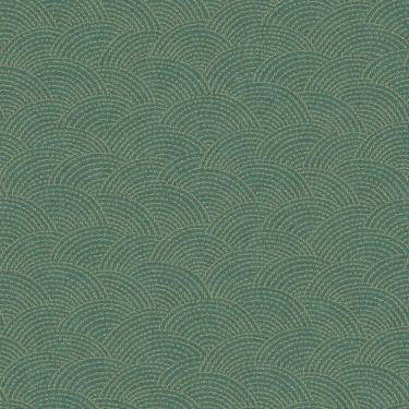 Imagem de Papel De Parede Belize Geométrico Verde E Dourado Bz3306