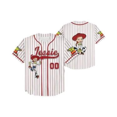 Imagem de Camisa De Beisebol Preta Com Estampa Da Princesa Aladdin Para Crianças