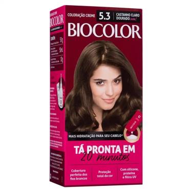Imagem de Coloração Castanho Claro Dourado Mini 53 Biocolor