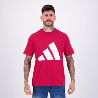 Imagem de Camiseta Adidas Big Logo Vermelha, M