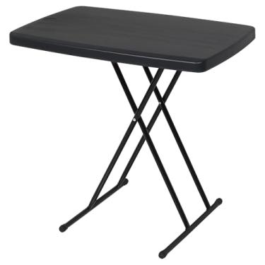Imagem de Bel - Mesa Dobrável Portátil com Ajuste de Altura 76 cm Preta