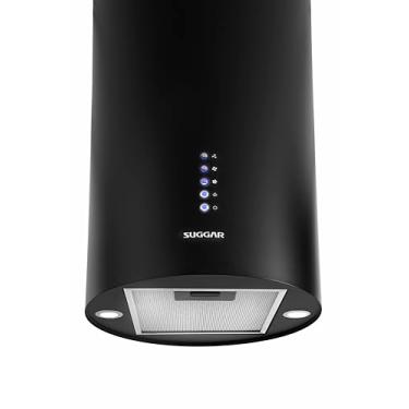 Imagem de SUGGAR COIFA ILHA REDONDA QUARTZO 35 CM PRETA 110V TP3521PT