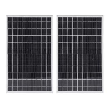 Imagem de Fabater Painéis Solares Portáteis de 10 W X 2 Com Design Anti-dreno de Bateria para Pára- Frontal, Kit de Controlador de Painel Solar para Carregamento Rápido, Carregador de Painel Solar para Pesca