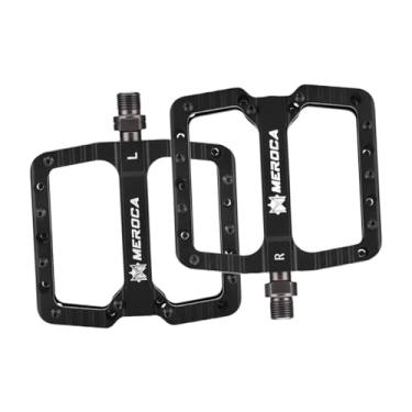 Imagem de harayaa Pedais de bicicleta de montanha em liga de alumínio, universais, com 3 rolamentos selados, peça de reposição, pedal de plataforma robusto e