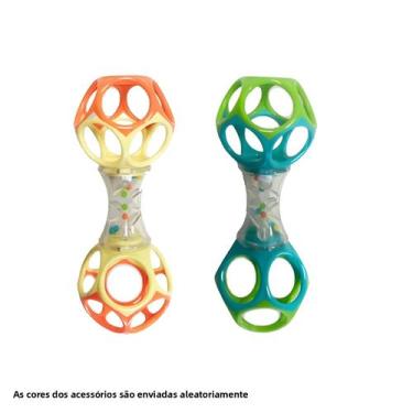 Imagem de Brinquedo com chocalho e barra para mordedor de bebê, idades de 3 mese