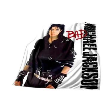 Imagem de Cobertor Super Macio Michael J-Jackson De Alta Qualidade Para Viagem, 