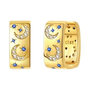 Imagem de Brincos De Pérola Clássicos Em Ouro 925 Para Mulheres, Elegantes Para 