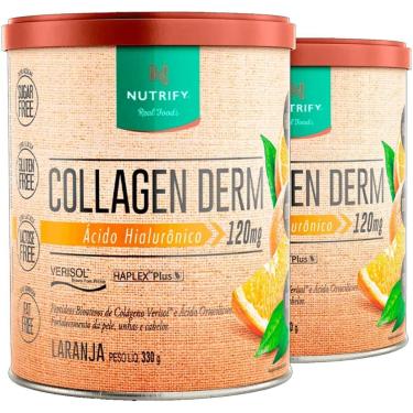 Imagem de 2x Collagen Derm Com Verisol Sabor Abacaxi 330g - Nutrify-Unissex