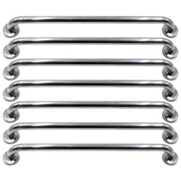 Imagem de Barra de Apoio para Parede em Aço Inox 24mm de Diâmetro Segurança e Acessibilidade (7, 60cm)