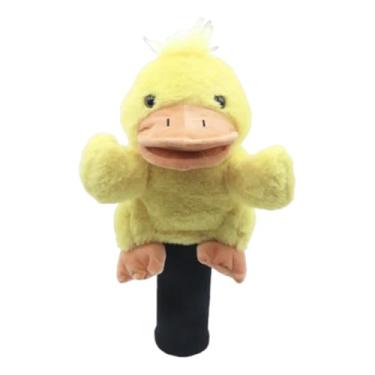 Imagem de Generic Capa protetora de pelúcia para taco de golfe em formato de pato, ideal para presentear amigos e jogadores de golfe no Dia dos Namorados.