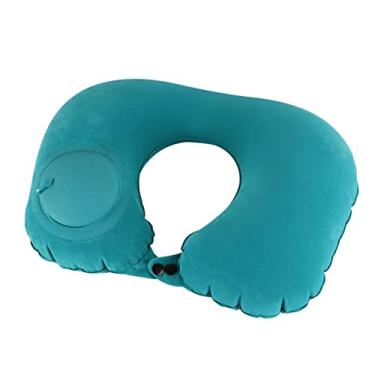 Imagem de Feiyx Travesseiro de pescoço de viagem ajustável de espuma viscoelástica para dormir de avião com bolsa de armazenamento, máscara de dormir e tampões de ouvido - evita que as cabeças caiam para frente