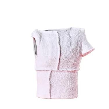 Imagem de Vaso de cerâmica simples moderno, decoração de casa, enfeites de mesa de sala de estar, vaso de varanda, vasos de flores