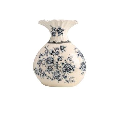 Imagem de Vasos, bolsa de dinheiro, vaso de cerâmica, ornamentos para sala de estar, varanda, flores secas, arranjo de flores, vaso de mesa (C)