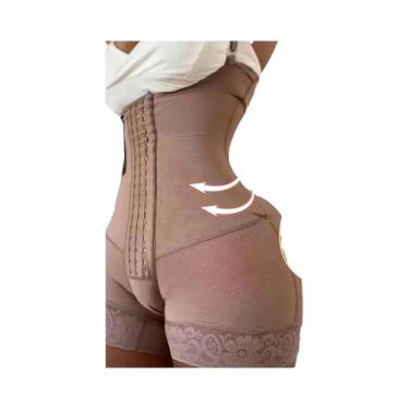 Imagem de Modelador Corporal Pós-Parto De Alta Compressão Para Mulheres, Body Re