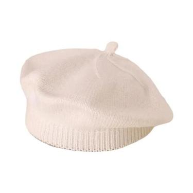 Imagem de Gorro De Inverno Quente Para Meninas Bebês, Chapéu De Flor Tricotado, 