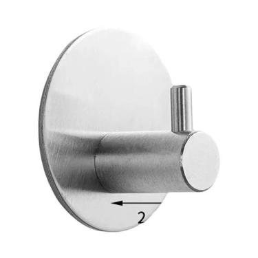 Imagem de Ganchos Autoadesivos De Aço Inoxidável Reforçados 2-10 Peças, Suportes