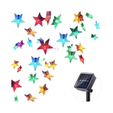 Imagem de Luzes De Cordão Solares Para Exterior 12m 7m 5m, Luzes De Fada À Prova