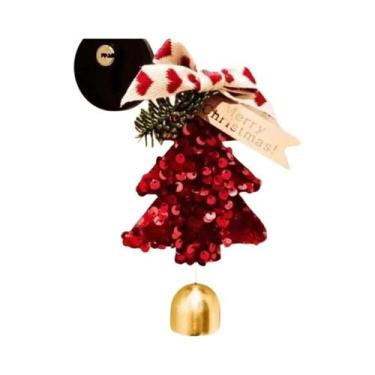Imagem de Sino Decorativo Para Pendurar Na Árvore De Natal, Sino De Vento, Prese
