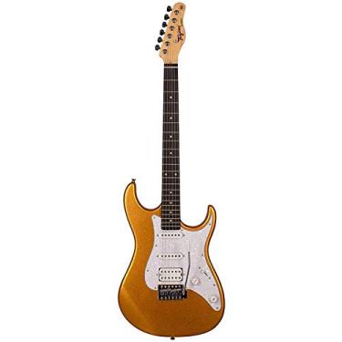 Imagem de Guitarra elétrica TG-520 Metallic gold yellow Woodstock Series Tagima