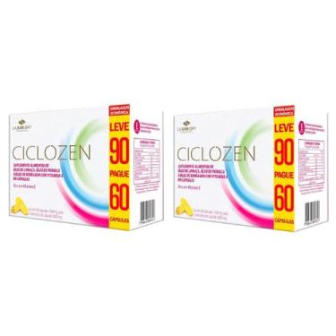 Imagem de Kit 2 Suplemento Ciclozen Pague 60 Leve 90 Cps - La San-Day - La San D