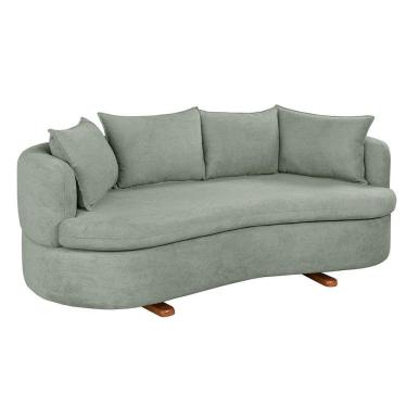 Imagem de Sofa 4 Lugares Boucle M-204 2m Living Estofados Martins Boucle Verde