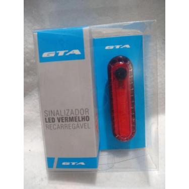 Imagem de Sinalizador led vermelho Recarregavel - GTA