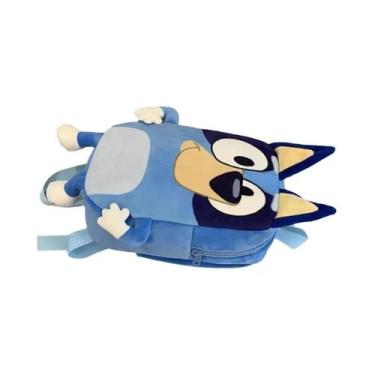Imagem de Mochila De Cachorro Da Família Bluey Para Crianças, Kawaii, Azul E Lar