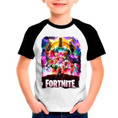Imagem de Camiseta FORTNITE Games Jogos Moda Infantil Roupa Criança 02 - DESIGN 