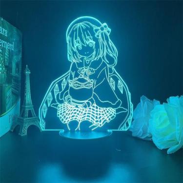 Imagem de Enfeite de cabeceira de quarto de anime Night Light USB Touhou Project