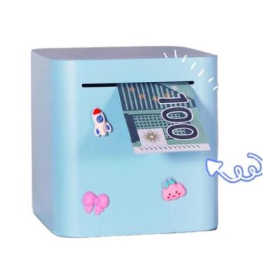 Imagem de Banco de moedas em aço inoxidável apenas em depósito 15x15cm - yiweisa