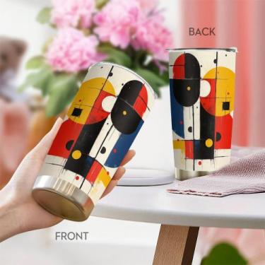 Imagem de Caneca de café Tumbler Oasisdream 600mL de aço inoxidável