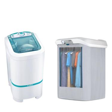 Imagem de Kit Lavadora de Roupas Semiautomática 10kg + Secadora de Roupas 10kg e Aquecedor de Ambientes Latina