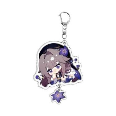 Imagem de Pingente De Chaveiro Cosplay Silver Wolf Jing Yuan Asta Yanqing - Embl
