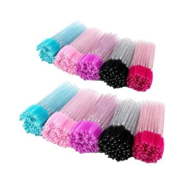 Imagem de Escovas De Máscara Descartáveis Coloridas 1000un. Varinhas De Sobrance