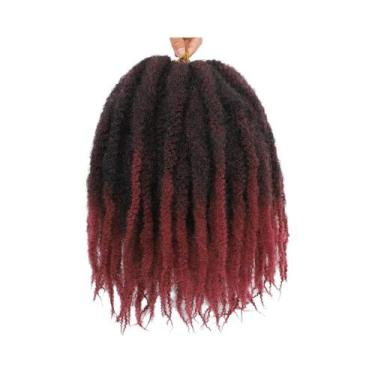 Imagem de Extensões De Cabelo Sintético Afro Kinky Marley Twist Para Tranças, 10