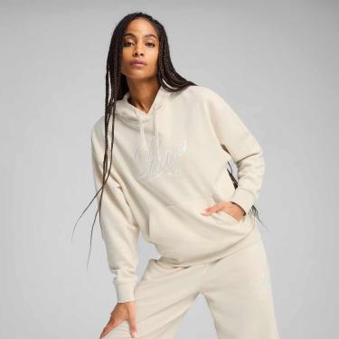 Imagem de Moletom Puma ESS Relaxed Feminino Off White-Masculino